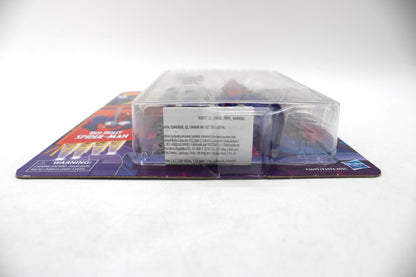 Ben Reilly Spider-Man Marvel Legends Retro 6-Inch Figure — Bubble Detail with Warning Label