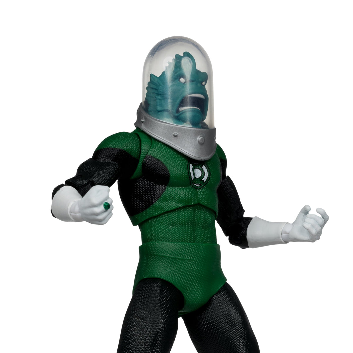 Naut Ke Loi DC Multiverse 7-Inch Figure — Upper Body Detail Showing Fabric Uniform and Water Helmet