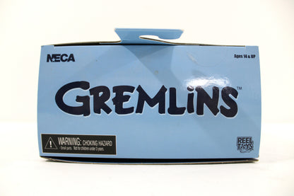 Gremlin Gremlins Ultimate Figures Action Figure — Box Art Close-Up Showing NECA Reel Toys Branding and Warning Label