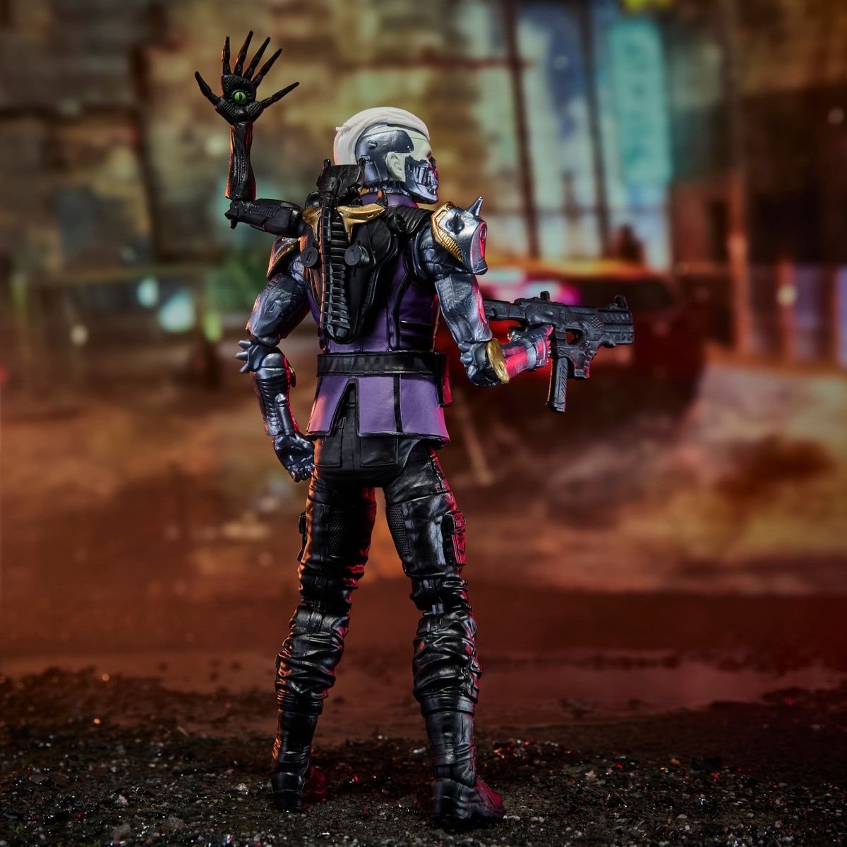 Axel Synapse Soma GI Joe Classified Series 6-Inch Figure — Back View Showing EMP Pulse Backpack Detail