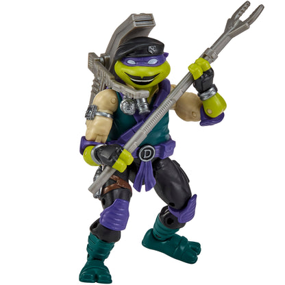 Donatello as Dial-Tone TMNT x GI Joe 4.5-Inch Figure — Side Angle Figure Detail White Background