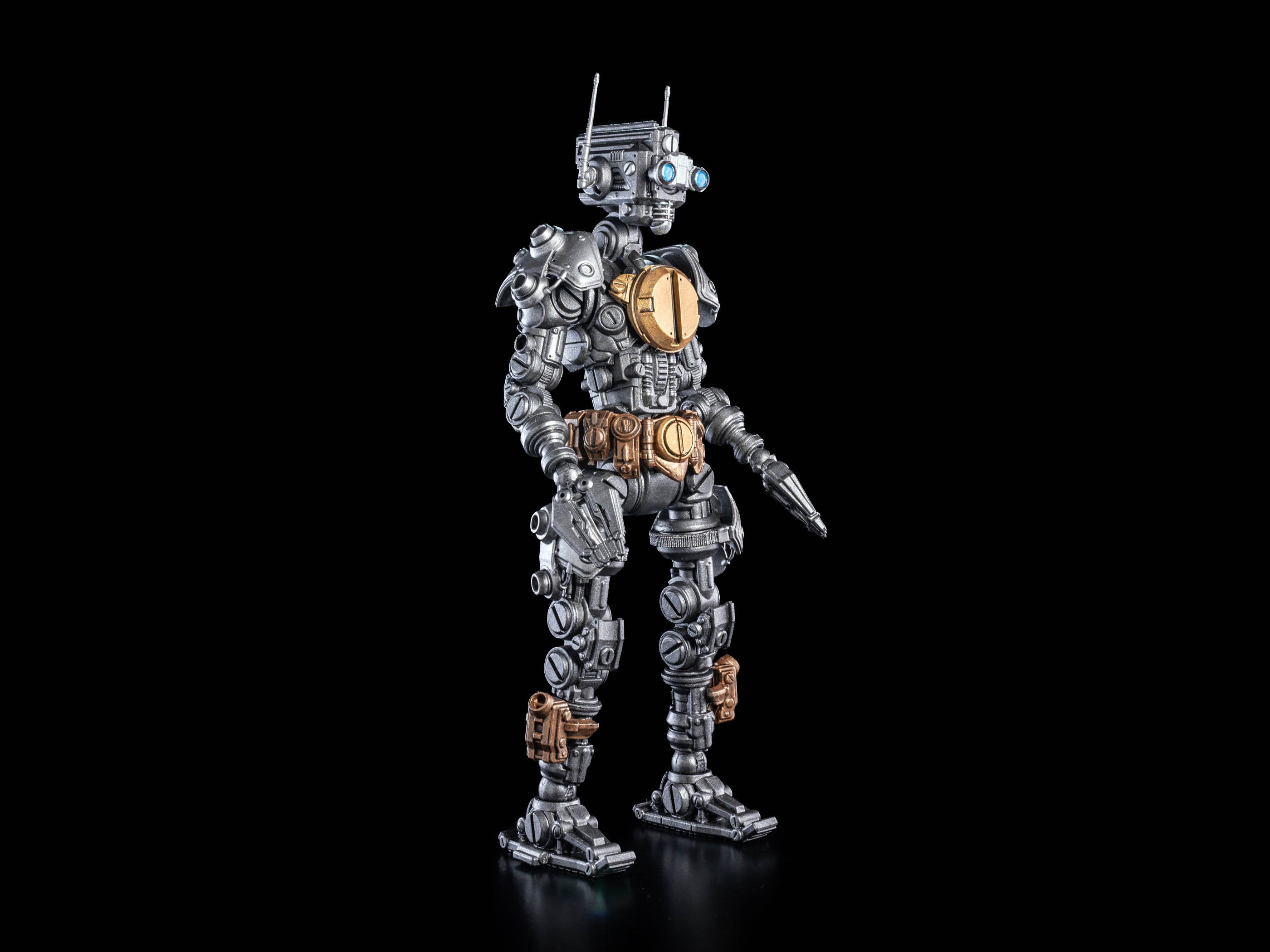 Mortal Thorn ACU-3 Cosmic Legions 6-Inch Figure — Side View with Alternate Box Head and Grenade Launcher