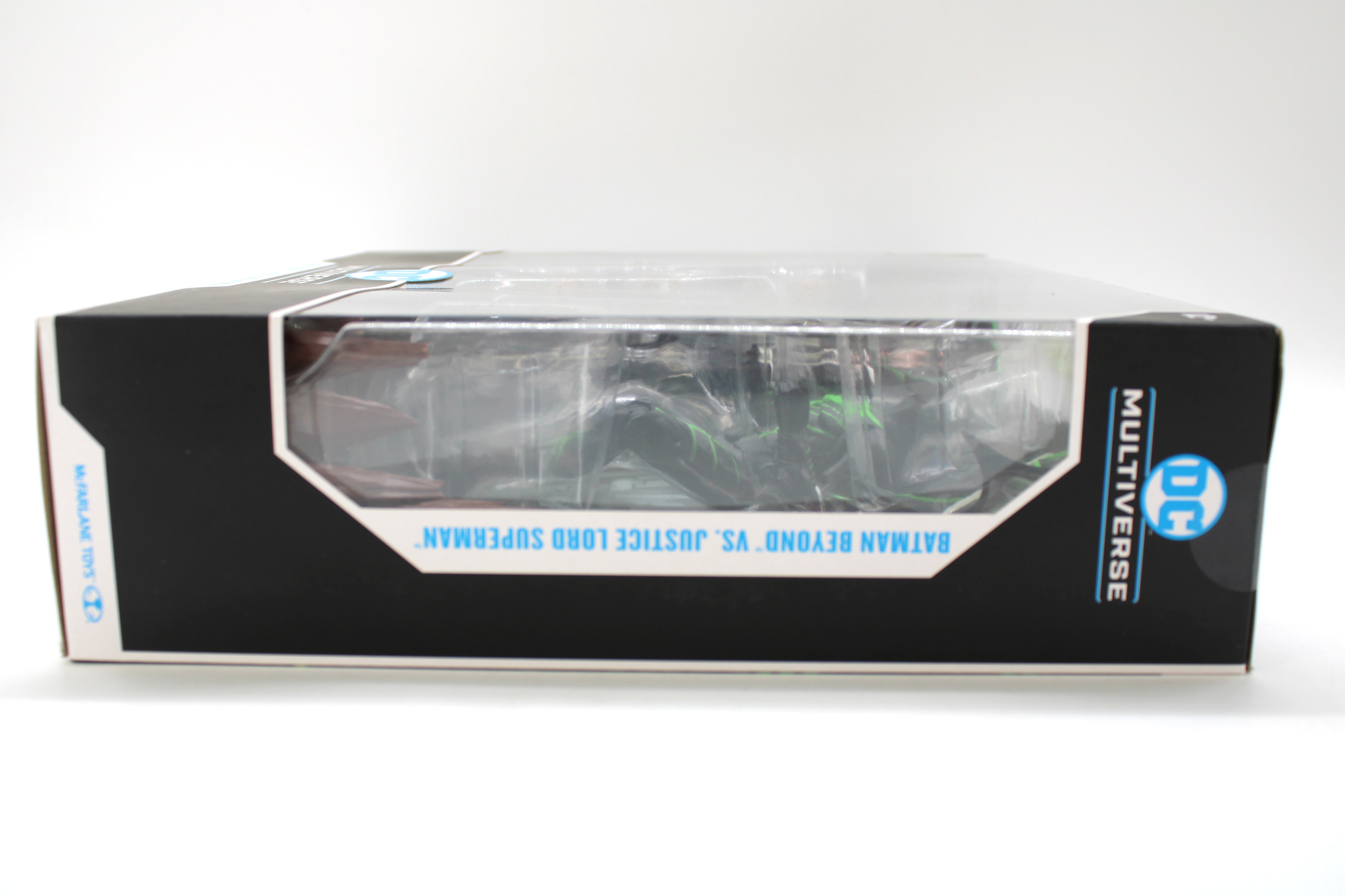 Batman Beyond vs Justice Lord Superman DC Multiverse 2-Pack — Side Panel Window and Branding Detail