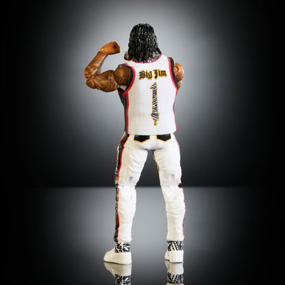 Jimmy Uso WWE Elite Collection 6-Inch Figure — Back View Showing Big Jim Jersey Detail
