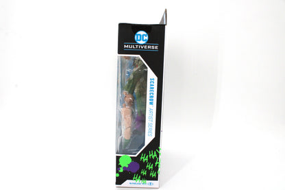 Scarecrow DC Multiverse Gold Label Artist Series 7-Inch — Side View with Figure Visible Through Window