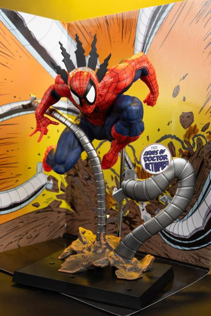 Spider-Man Marvel Tales #223 McFarlane 1/6 Scale Figure — Figure and Doctor Octopus Arm Base Detail