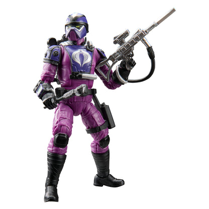 Techno-Viper G.I. Joe Classified Retro 6-Inch Figure — Front View Holding Phase-Pulse Rifle with Hose Attachment