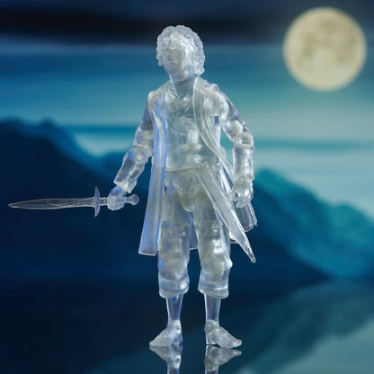Invisible Frodo Lord of the Rings 5-Inch Deluxe Figure — Articulation Pose with Sting Sword