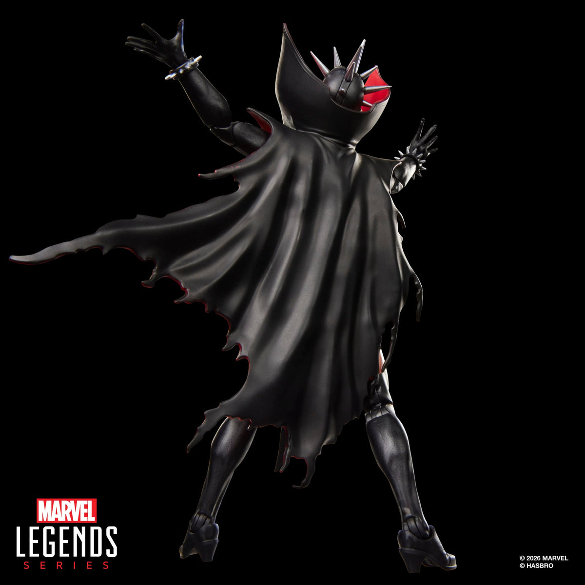 Malice Sue Storm Marvel Legends 6-Inch Figure — Back View Showing Cape Detail