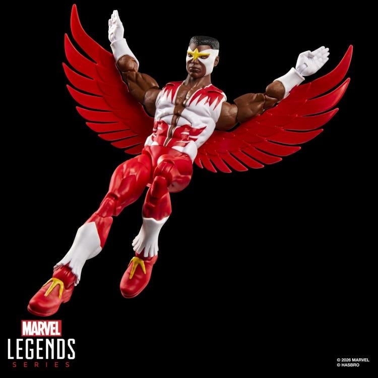 Falcon Secret Wars Marvel Legends 6-Inch Figure — Out of Box Soaring Pose Arms Outstretched