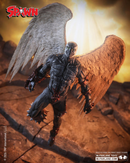 Spawn Wings of Redemption McFarlane 7-Inch Figure — Dynamic Articulation Pose Leaning Forward with Wings Angled