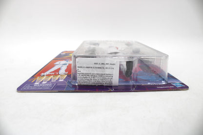 Marvel's Rose (Richard Fisk) Marvel Legends Spider-Man Retro 6-Inch Figure — Side View Showing Package Detail and Warning Label