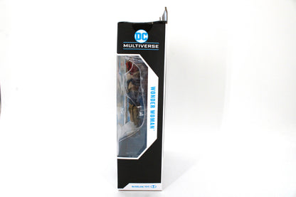 Wonder Woman Death Metal DC Multiverse Figure — Box Side DC Multiverse Window View