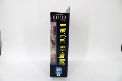 Killer Croc Baby Doll New Batman Adventures DC Direct Two-Pack — Right Side View Showing Window and Figures