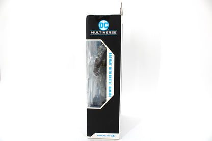 Batman Battle Damage DC Multiverse 7-Inch Figure — Right Side Panel with Figure Visible Through Side Window