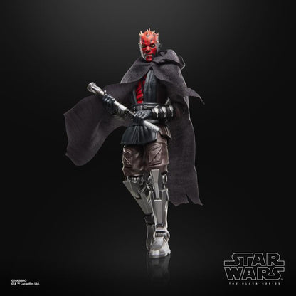Maul Shadow Lord Black Series 6-Inch Figure — Articulation Pose Holding Lightsaber Handle