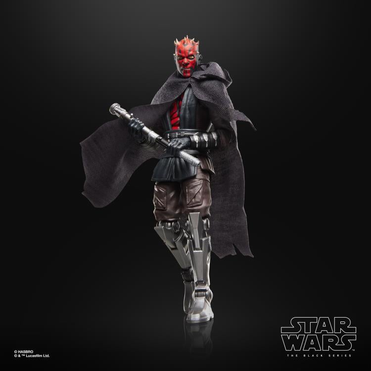 Maul Shadow Lord Black Series 6-Inch Figure — Articulation Pose Holding Lightsaber Handle