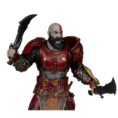 Kratos Ares Armor God of War Ragnarok McFarlane Elite Edition 7-Inch Figure — Figure Detail Close-Up of Armor and Blades
