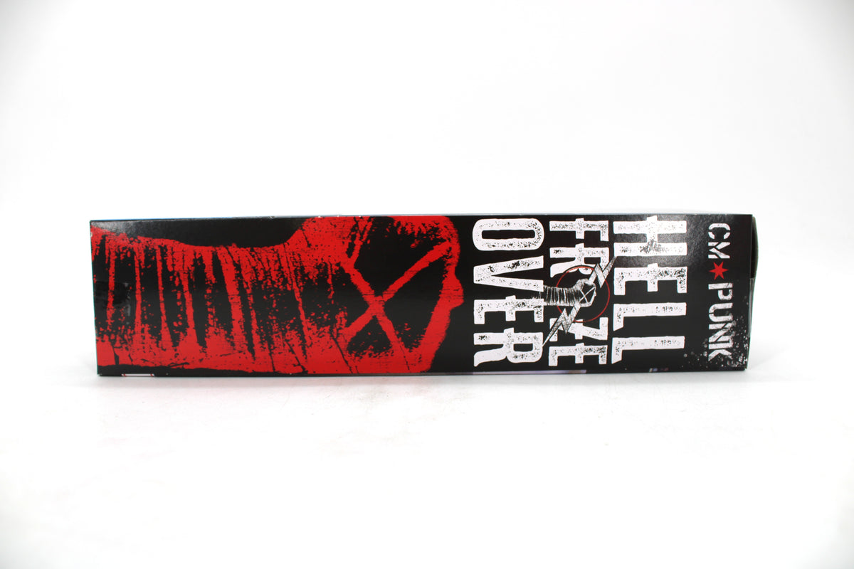 CM Punk WWE Elite Collection Mattel Creations Exclusive Figure — Side View with Hell Froze Over Tagline