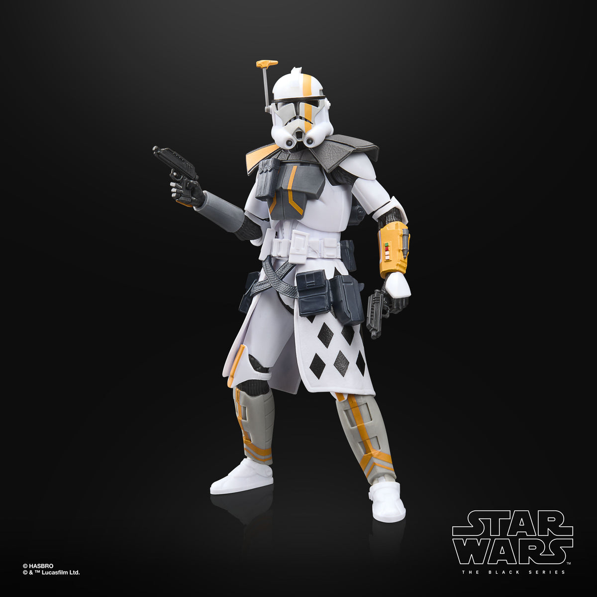 ARC Commander Blitz Black Series 6-Inch Figure — Side View with Blaster