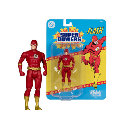 Flash Silver Age DC Super Powers 4.5-Inch Figure — Figure and Blister Card Package Detail