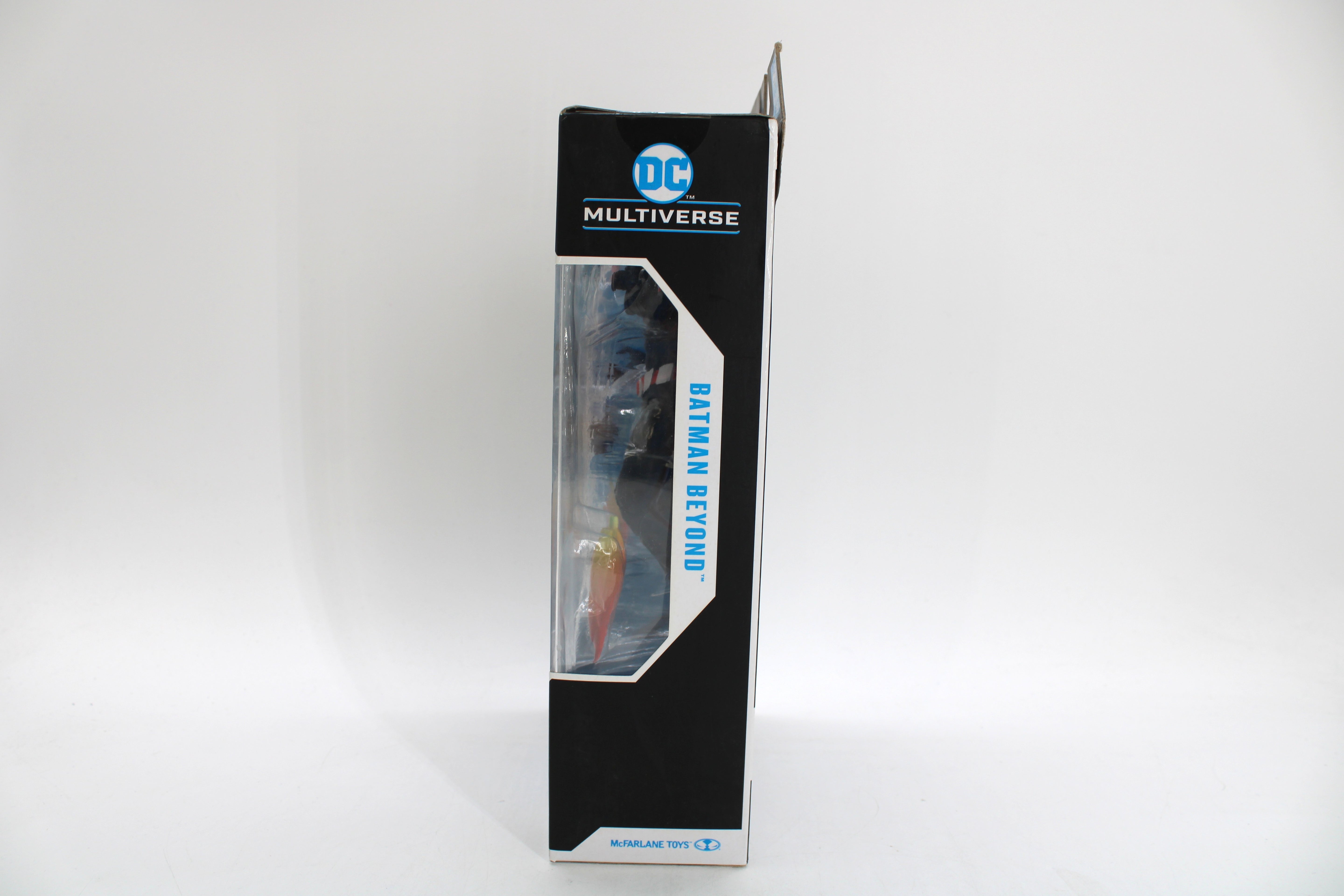 Batman Beyond DC Multiverse Figure — Right Side Panel with Blister Window Detail