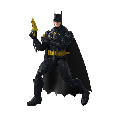 Batman DC Premier 6-Inch Stealth Suit Figure — Articulation Pose Holding Gold Grapnel Gun