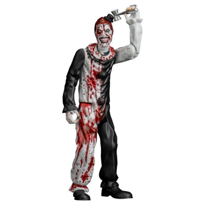 Art the Clown Terrifier 2 Eye Poppin 5-Inch Figure — Articulation Pose Raising Hatchet Overhead