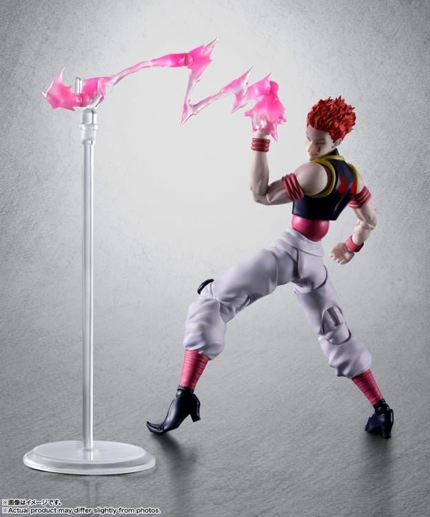 Hisoka Hunter x Hunter S.H.Figuarts 6.7-Inch Figure — Bungee Gum Effect Parts Display