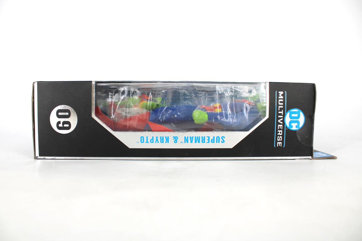 Superman & Krypto DC Multiverse Collector Edition — Opposite Side Panel with Edition Number 09