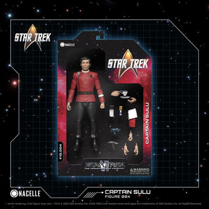 Captain Sulu Star Trek VI Nacelle 1/10 Scale Figure — Sealed Collector Box Packaging Front