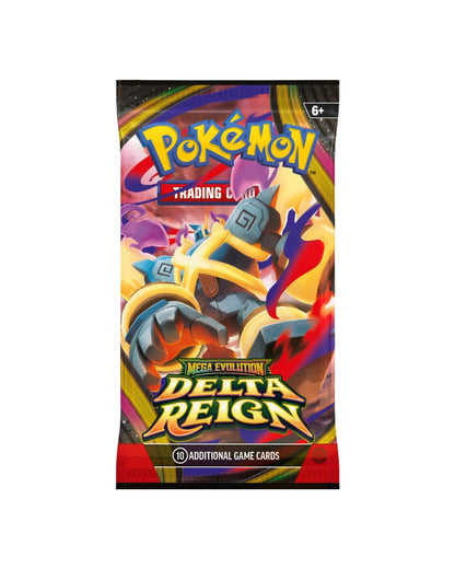 Delta Reign Booster Pack Pokemon TCG Mega Evolution — Mega Golurk ex Pack Art Front