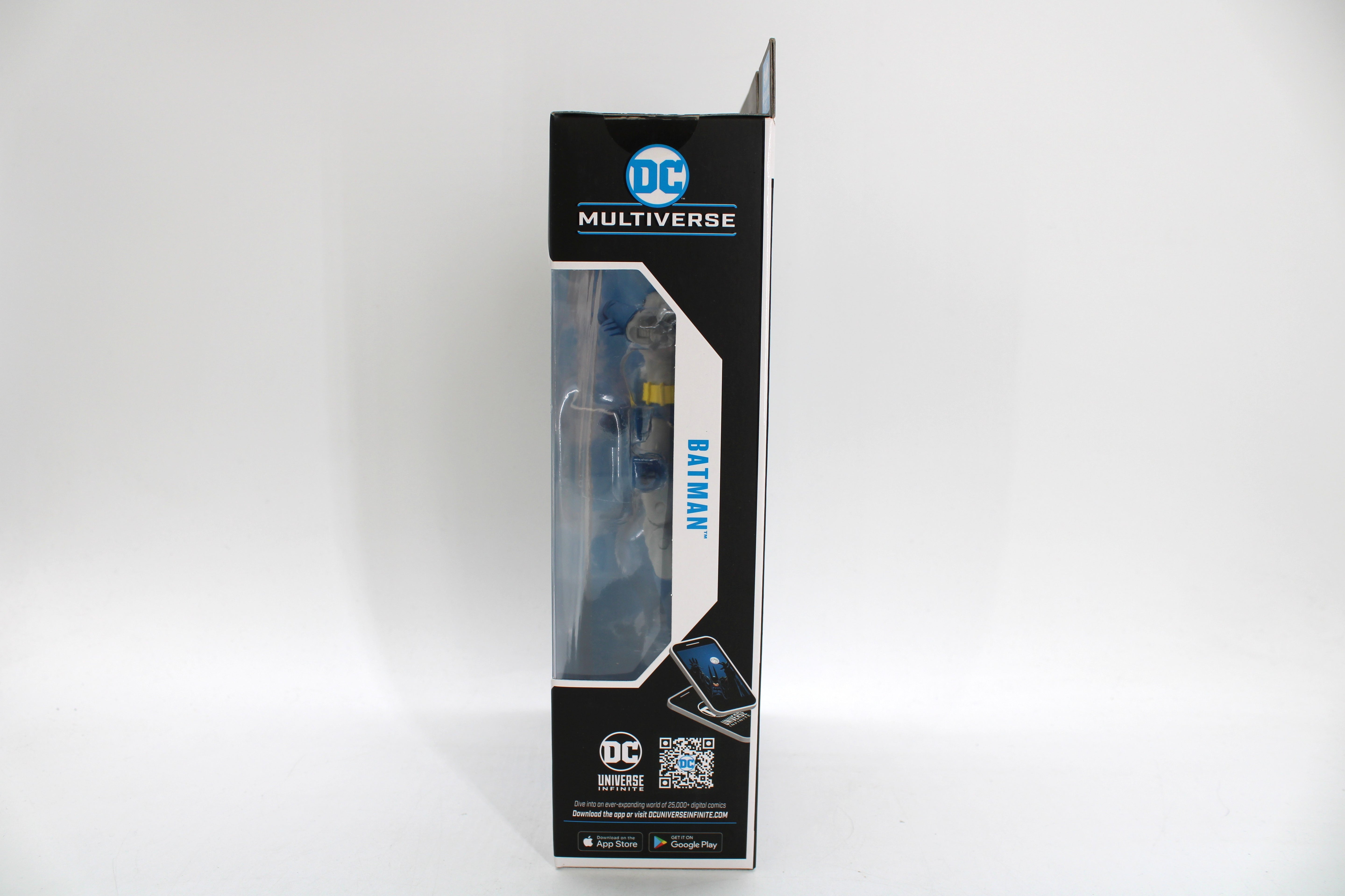 Batman Knightfall DC Multiverse Figure — Box Side with Blister Window