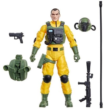 Airtight G.I. Joe Classified Series 6-Inch Figure — Accessories Included Display with Alternate Head