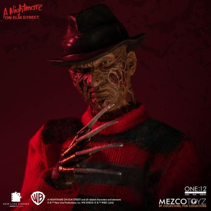 Freddy Krueger One:12 Collective 6-Inch Figure — Side View Claw Glove Raised