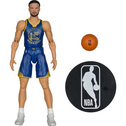 Stephen Curry NBA McFarlane SportsPicks 6-Inch Figure — Accessories Included: Magnetic Basketball and NBA Base