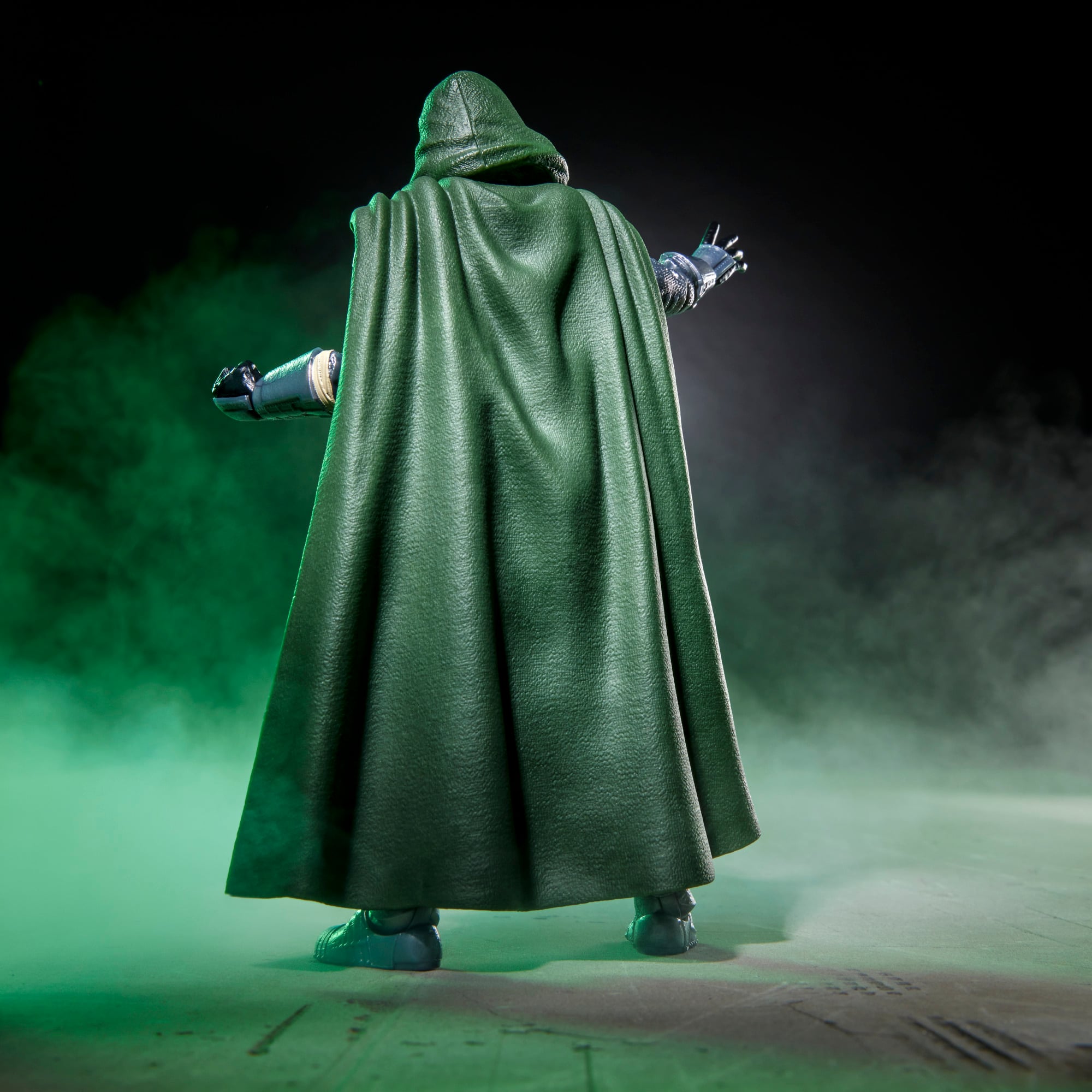 Doctor Doom Marvel Legends 6-Inch Figure — Back View Showing Cape Detail
