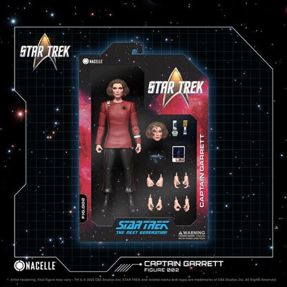 Captain Garrett Nacelle Star Trek TNG 1/10 Scale Figure — Collector Box Package Front