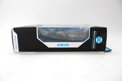 Batman DC Multiverse Justice League 2021 McFarlane Figure — Side View with DC Multiverse Branding