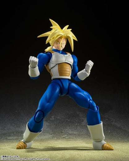 Super Saiyan Trunks S.H.Figuarts 5.5-Inch Figure — Combat Stance Front View