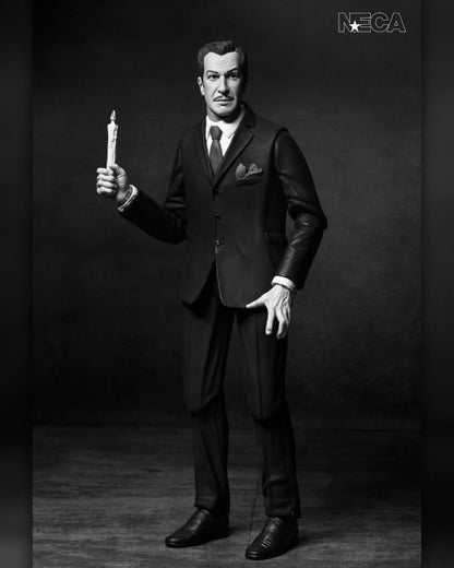 Vincent Price NECA Ultimate 7-Inch Figure — Front View Standard Head Holding Candlestick