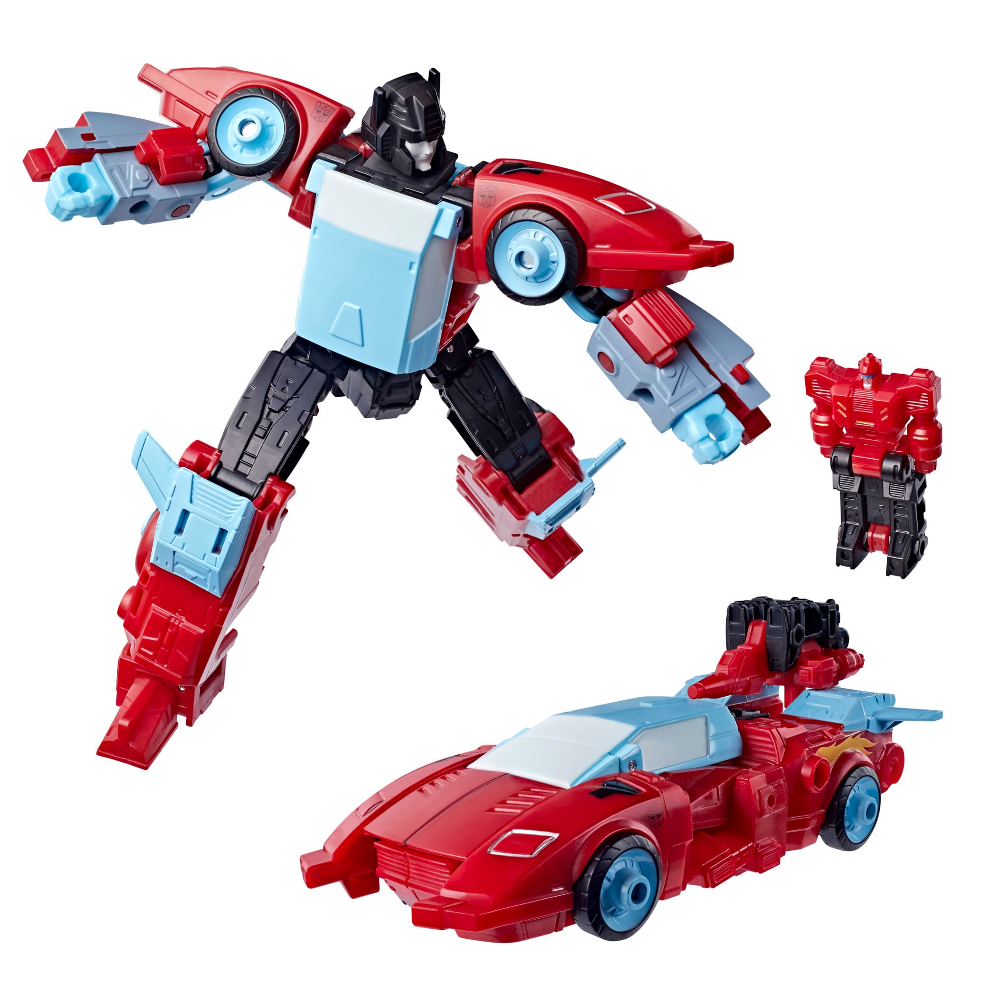 Autobot Blanker Age of the Primes Deluxe — Robot Mode and Vehicle Mode with Peacemaker Figure