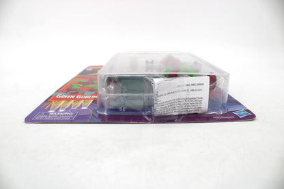 Green Goblin (Norman Osborn) Marvel Legends Retro Spider-Man Wave 6-Inch Action Figure — Side View with Package Detail
