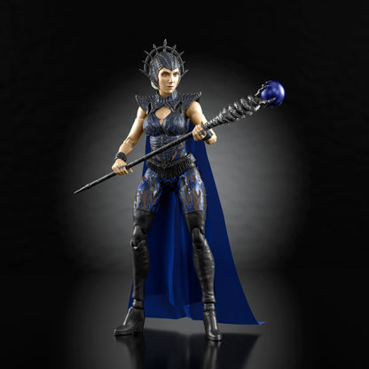 Evil-Lyn MOTU Chronicles 6.5-Inch Figure — Three-Quarter View Staff Held Horizontally