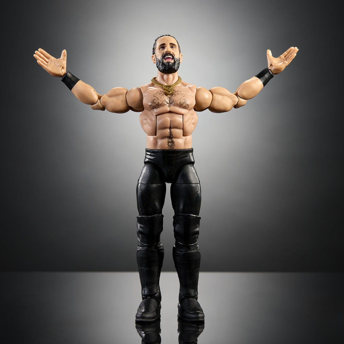 Seth Rollins WWE Elite Series 128 6-Inch Figure — Articulation Pose Arms Outstretched No Jacket