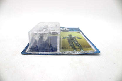 TC-14 Star Wars Droid Factory Figure — Side View with Bubble and Card Art Visible