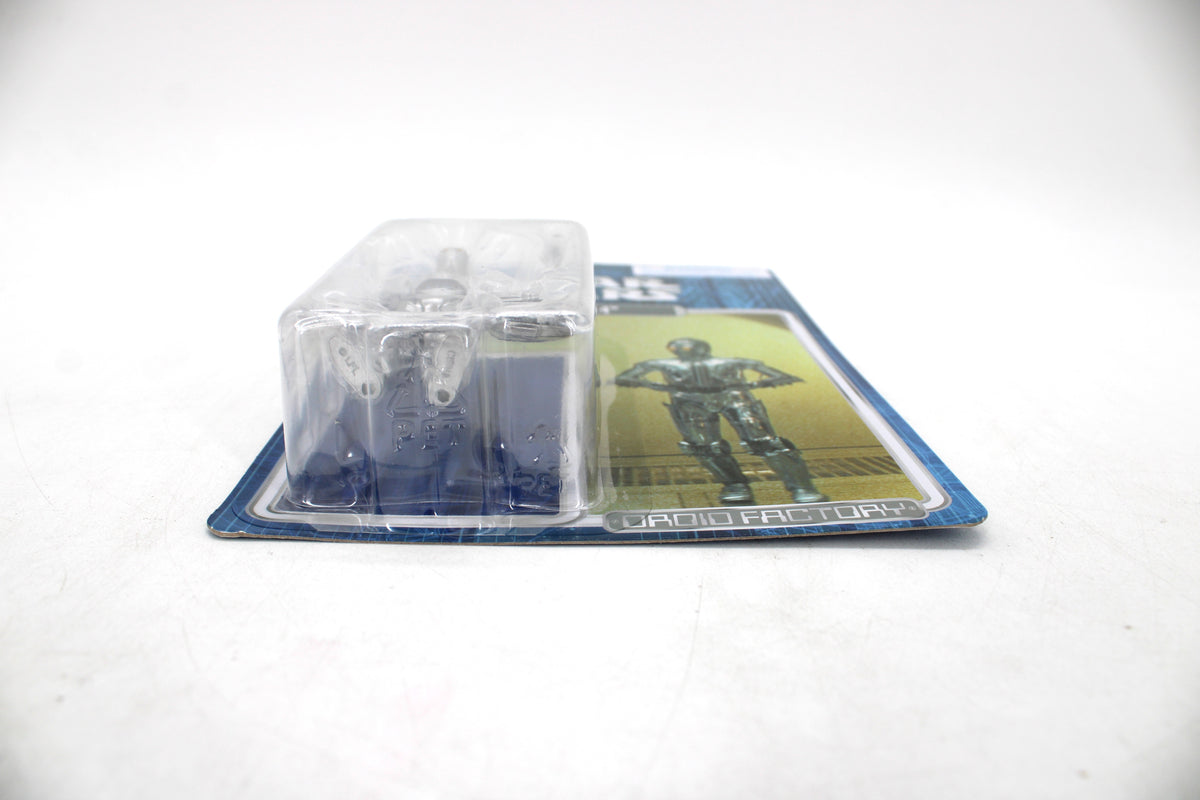 TC-14 Star Wars Droid Factory Figure — Side View with Bubble and Card Art Visible