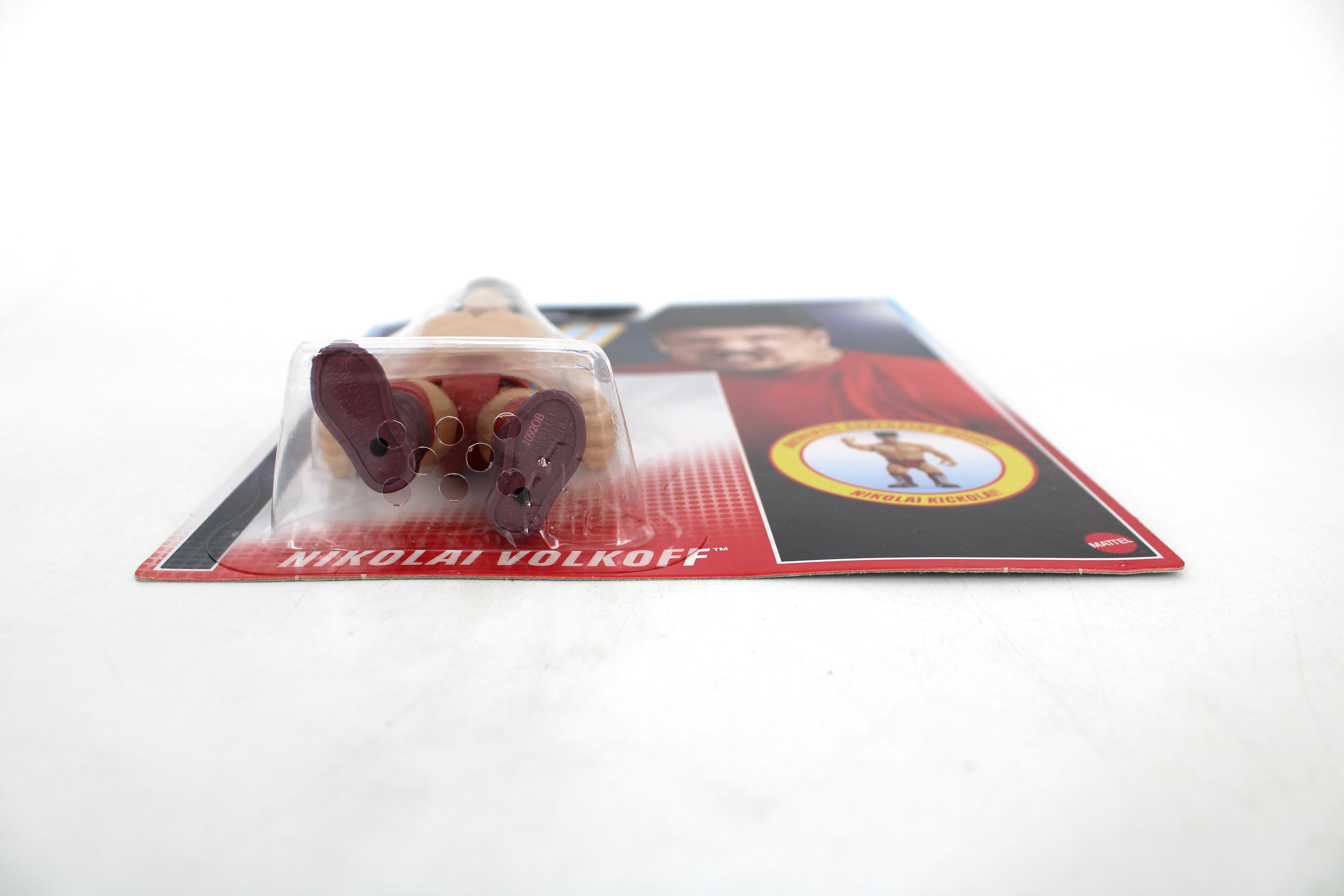 Nikolai Volkoff WWE Official Retros Wave 2 — Side View Showing Card Art and Bubble Detail