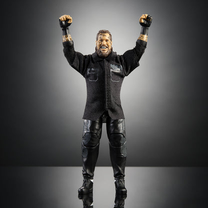 Jelly Roll WWE Elite Series 128 6-Inch Figure — Front View Arms Raised