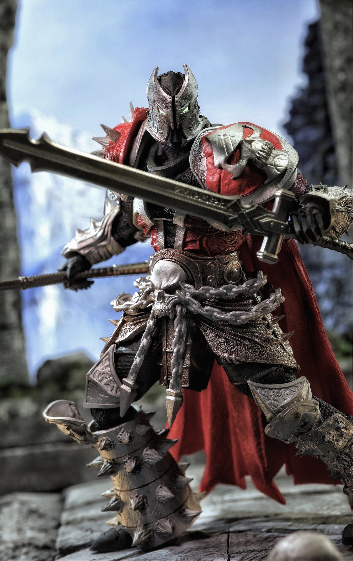 Medieval Spawn McFarlane Vault Collection 7-Inch Figure — Dual Weapon Articulation Pose
